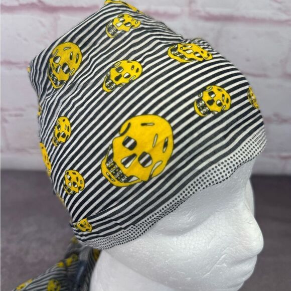 Alexander McQueen NWT Striped Skull Print Scarf - Picture 4 of 9